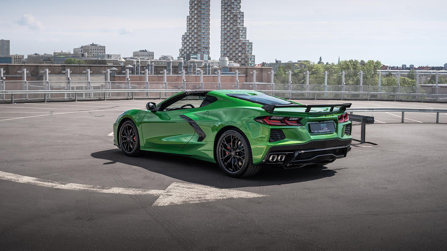 corvette c8 stingray roswell green