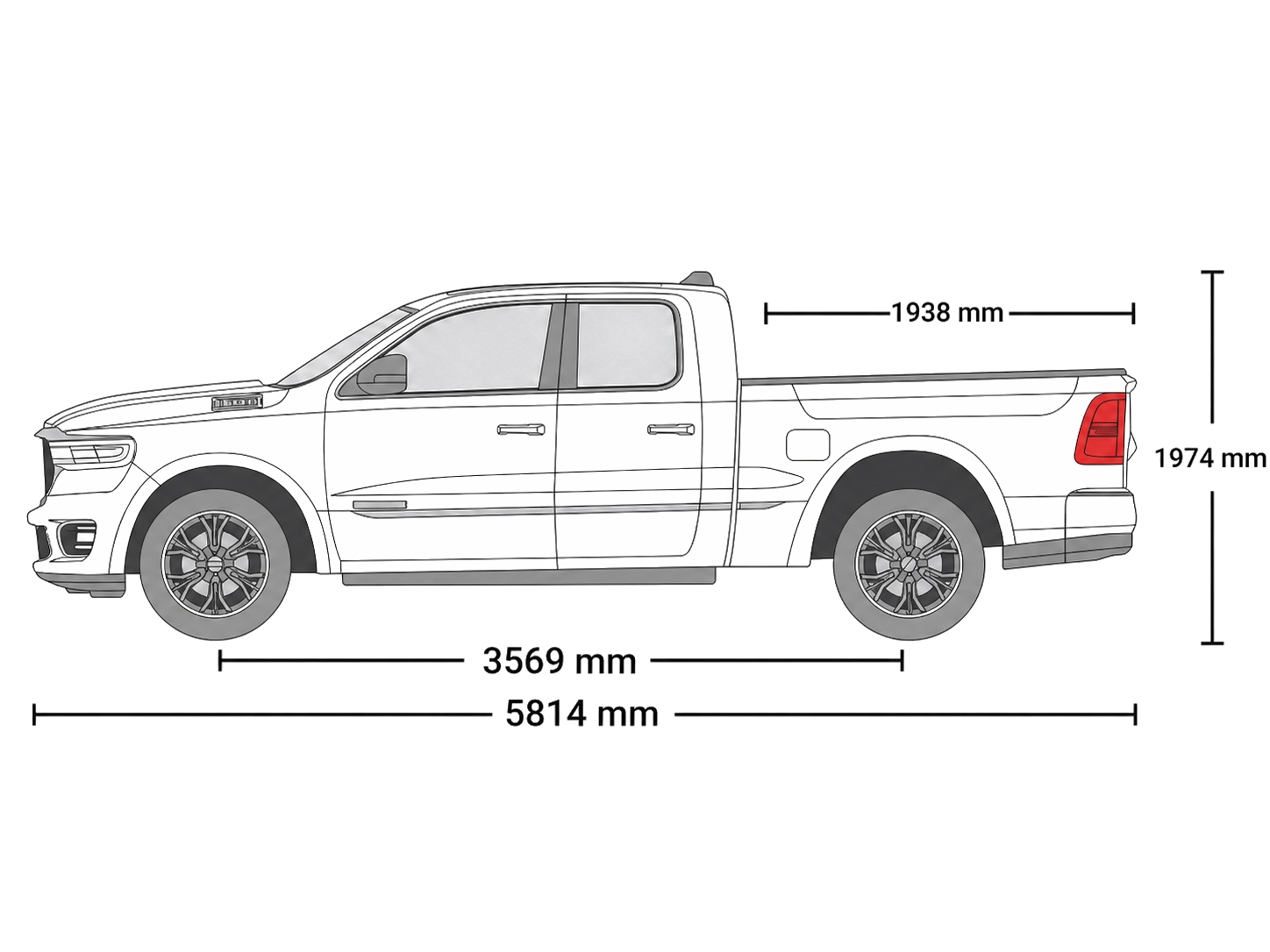 RAM Quad cab 6.4 BOX